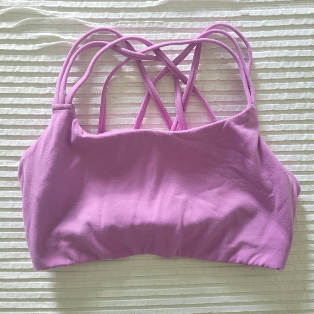 Athleta Sports Bra, Lilac, S